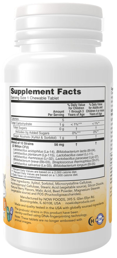 Chewables Berry Dophilus - Complément probiotique délicieux
