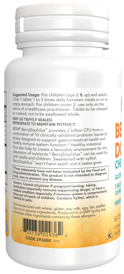 Chewables Berry Dophilus - Complément probiotique délicieux