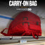 Red Polyester Carry-On Patented Backpack - Limited Edition