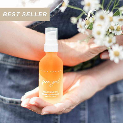 Farm Girl Cleansing Oil - 2oz Glass Bottle