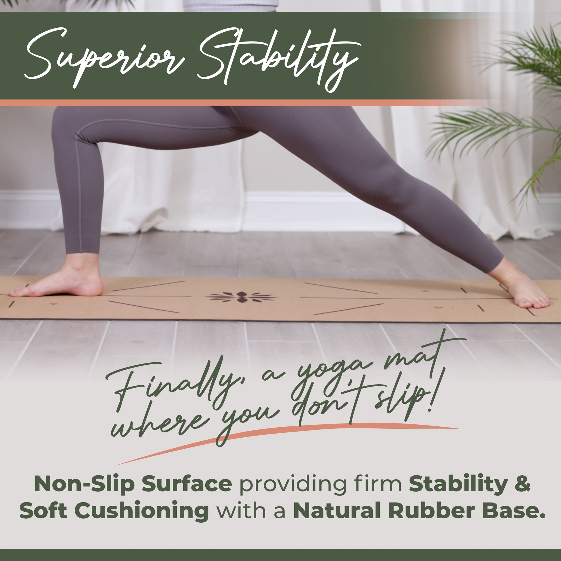 Sustainable Cork Yoga Mat for Ultimate Comfort - Korvel