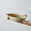 Peach Banded Betty Tray with Tassel