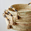 Natural Banded Betty Tray with Tassel