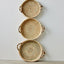 Natural Banded Betty Tray with Tassel