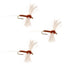 Pack de 3 mouches Rusty Spinner Z-Lon Wing Biot Body taille 14