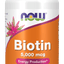 Capsules végétales de biotine premium 5 000 mcg