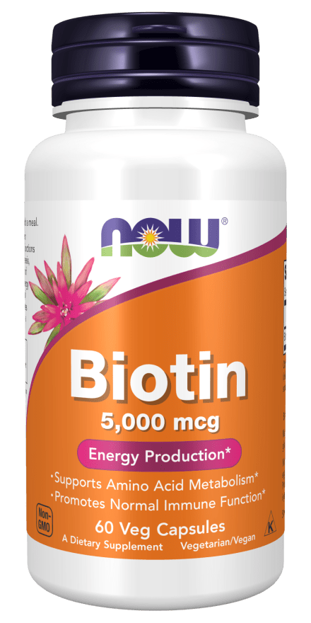 Capsules végétales de biotine premium 5 000 mcg