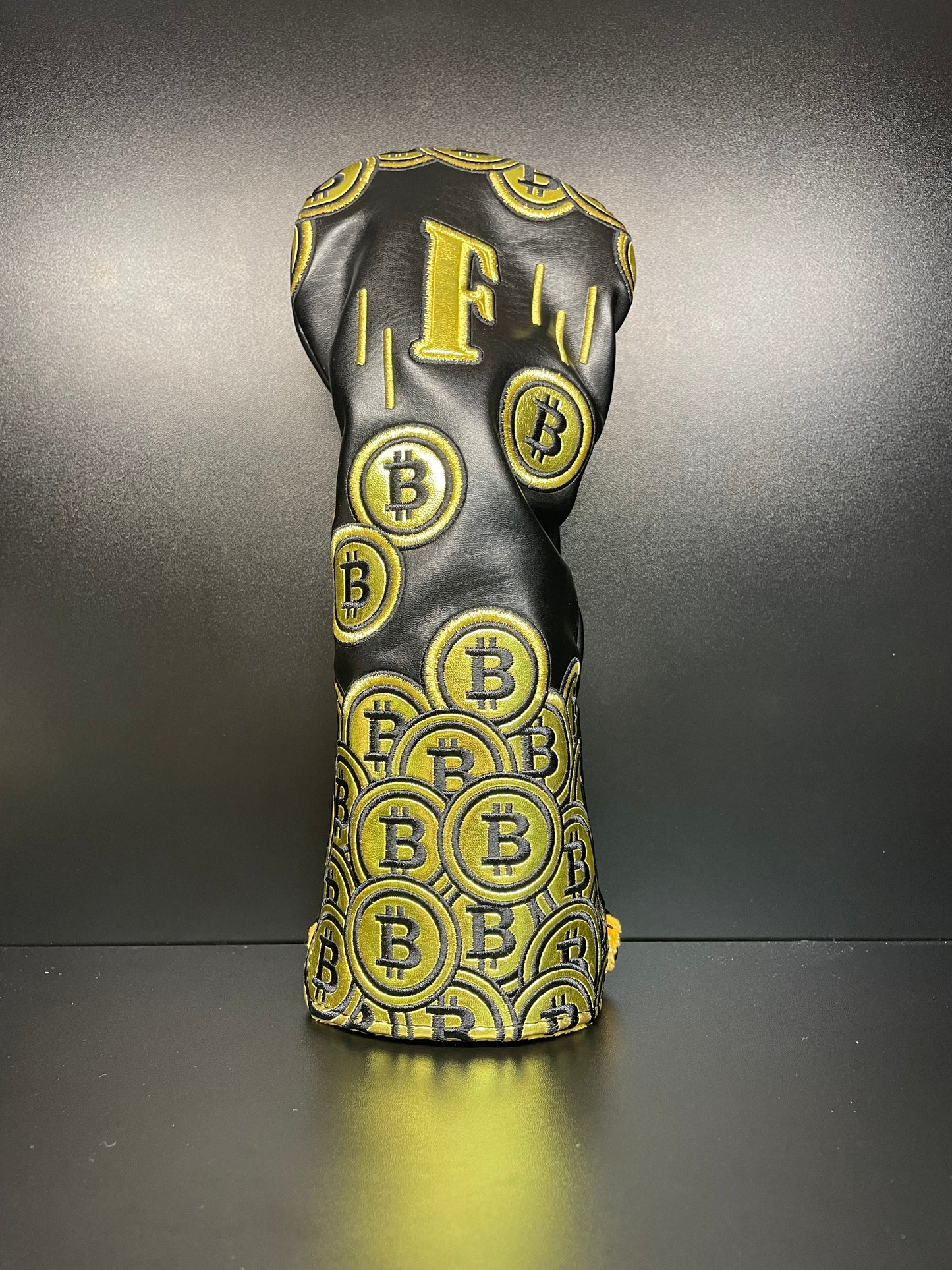 Sleek Bitcoin BTC Golf Club Headcover