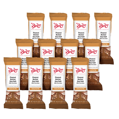 Nutty for Me - Milk Chocolate + Crunchy Peanut Butter + Maine Sea Salt