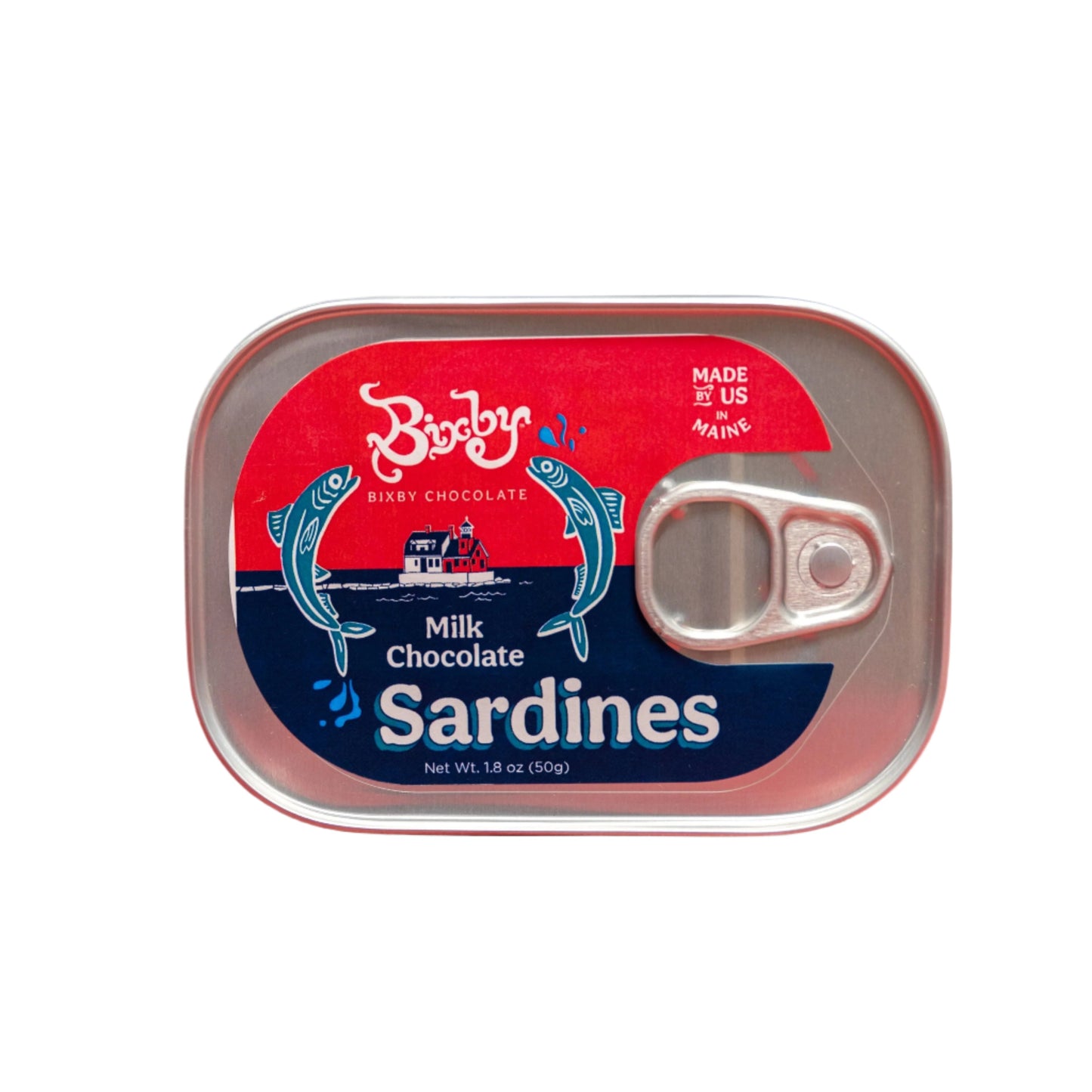 Sardinas de chocolate enlatadas