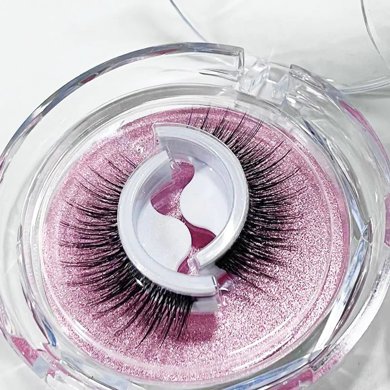 Self-Adhesive False Eyelashes for Effortless Beauty