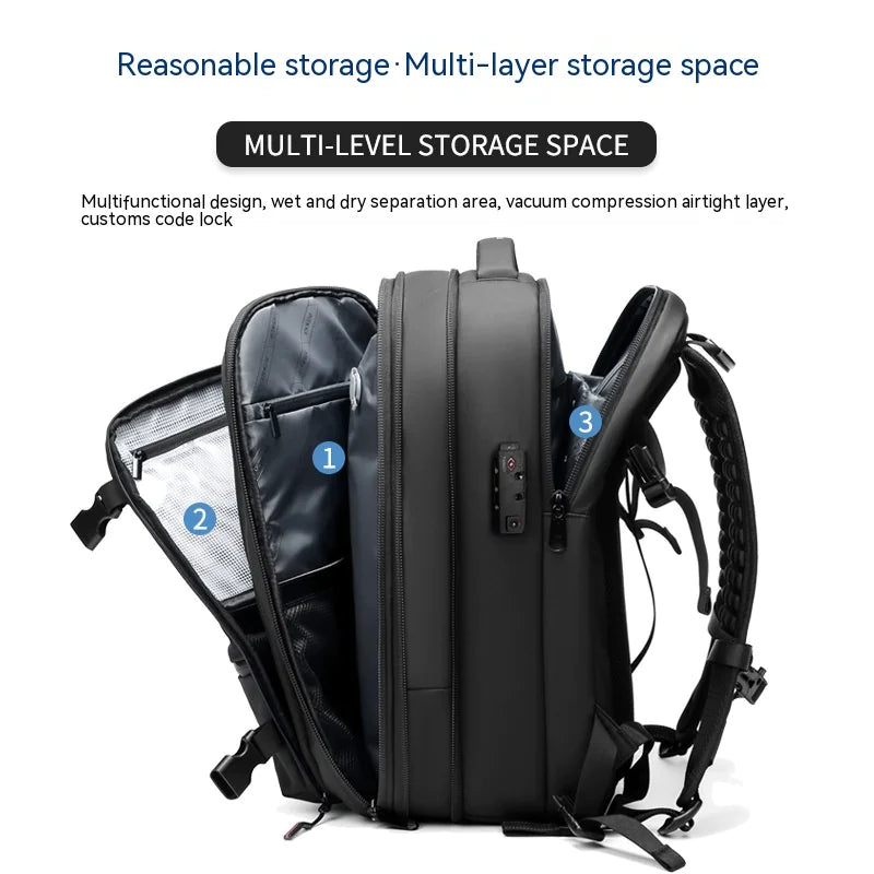 Men's Business Multifunction Laptop Backpack