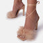 Feather Women High Heels - Elegant and Chic Footwear