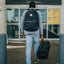 Bolso de viaje de cuero negro