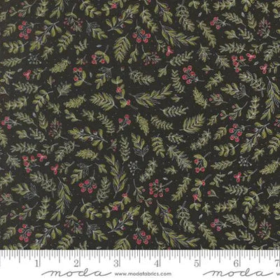 Black Emmitt And Ivy Holly Blenders Fabric - 44"/45" Per Yard