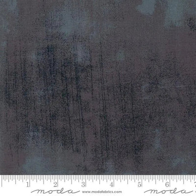Black Grey Grunge Basics Cordite Fabric 44"/45" Per Yard