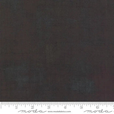 Black Grunge Basics Expresso Fabric 44"/45" Per Yard