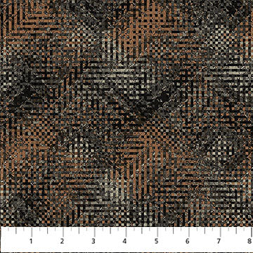 Tela de franela de tweed multicolor negro por yarda
