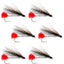 Premium Black Nose Dace Streamer Flies - Set of 6 (Size 4) - Korvel