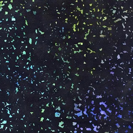 Tissu Large Noir Royal Confetti par Yard