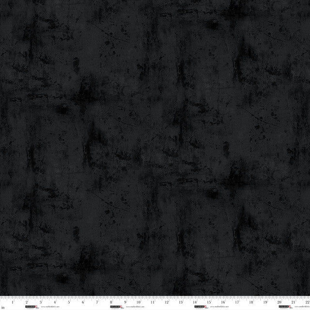 Tissu en coton noir Funny Girl - 44"/45"