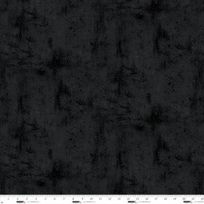 Tela de Algodón Negra Funny Girl - 44"/45"