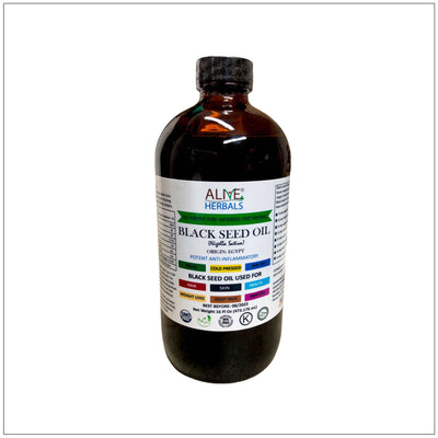 Kalonji Oil - 16 Oz (Glass Bottle) - Korvel