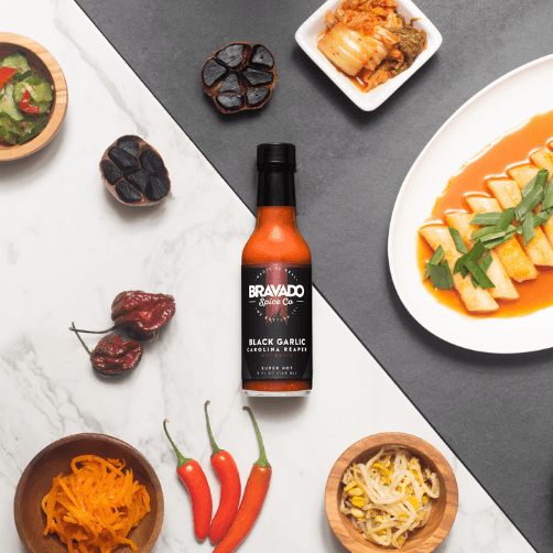 Black Garlic & Carolina Reaper Hot Sauce – Sweet Maple & Super Hot Heat