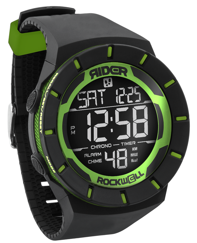 Coliseum Fit™ Black/Green: The Ultimate Adventure Watch - Korvel