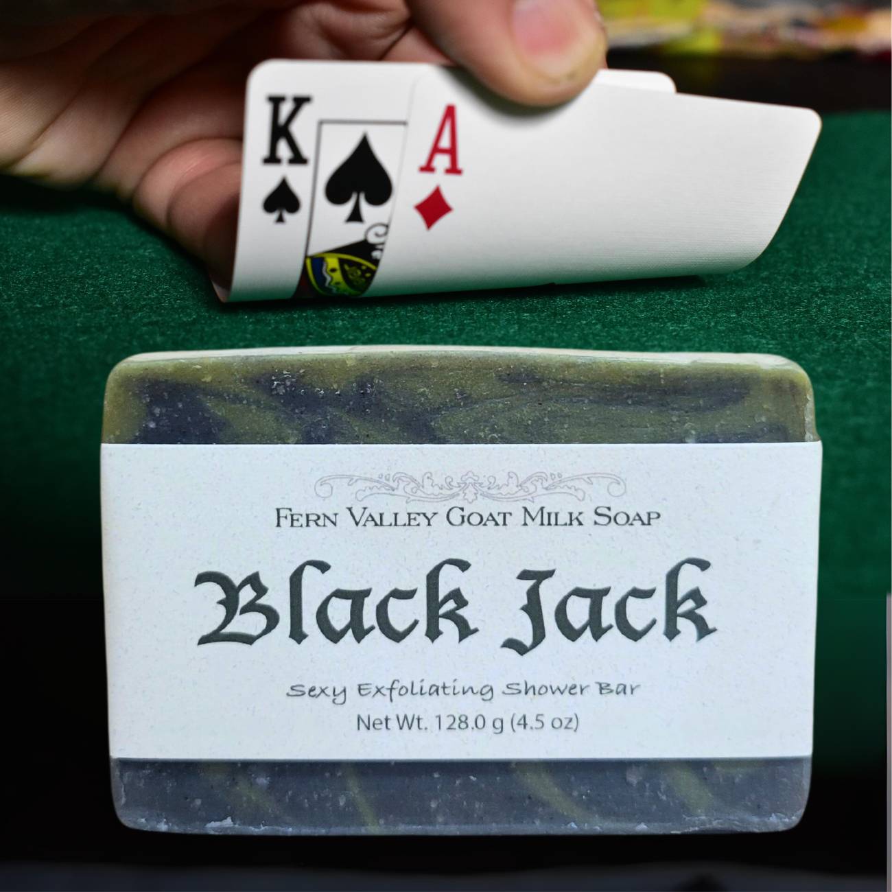 Natural Goat Milk Soap | Sexy Exfoliating  Scrub For Men | Black Jack - Korvel