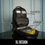 Royal Blue Leather Laptop Backpack (XL Design)