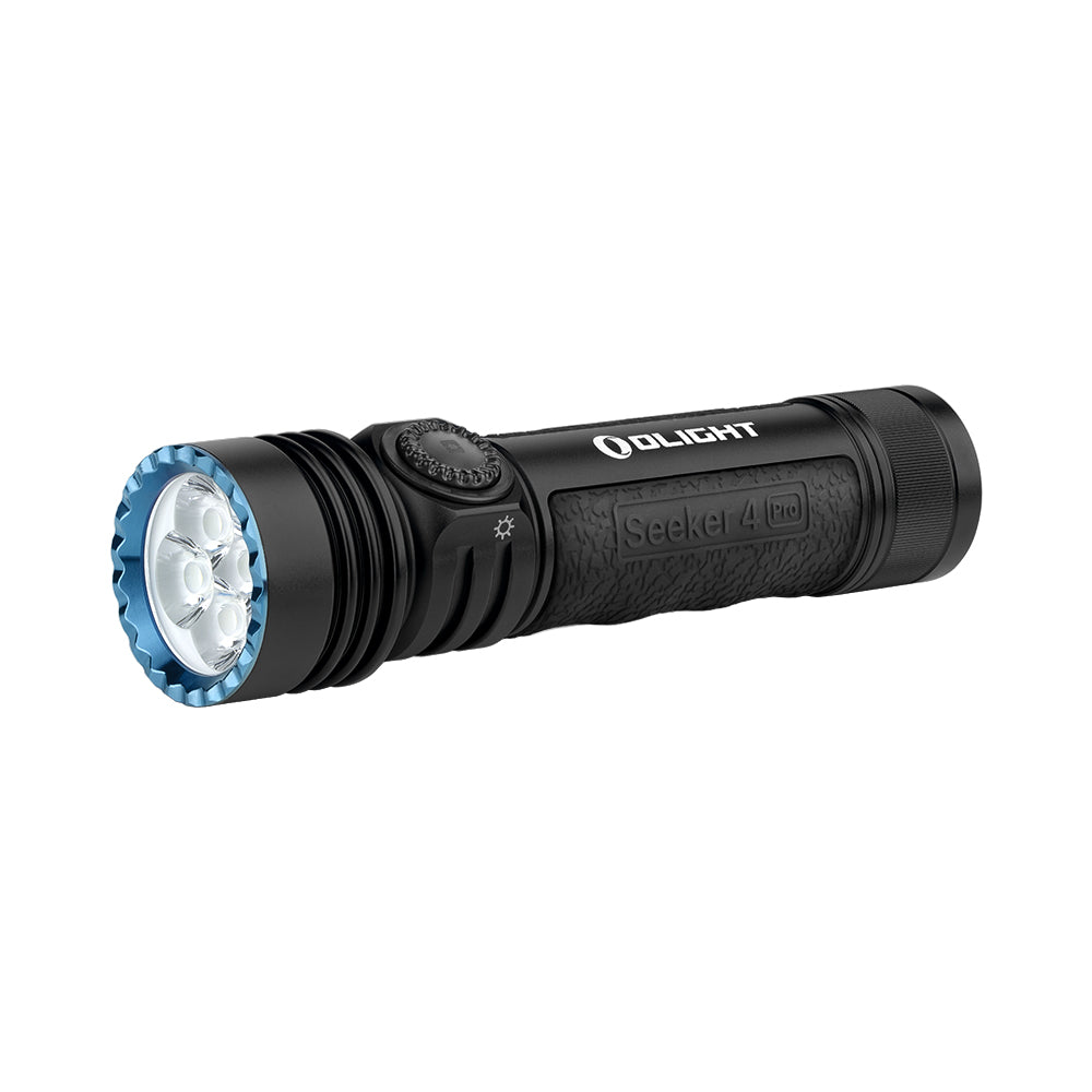 Olight Seeker 4 Pro Rechargeable Flashlight 4600 Lumens USB-C Magnetic Charging - Korvel