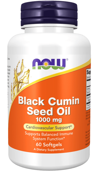 Premium Black Cumin Seed Oil 1,000mg - Immune & Cardiovascular Support - Korvel