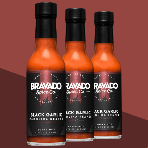 Black Garlic & Carolina Reaper Hot Sauce – Sweet Maple & Super Hot Heat