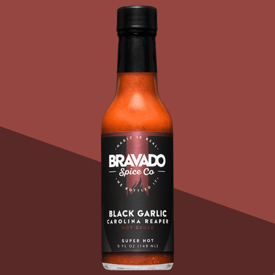 Black Garlic & Carolina Reaper Hot Sauce – Sweet Maple & Super Hot Heat