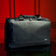 Bolsa de deporte de cuero negro