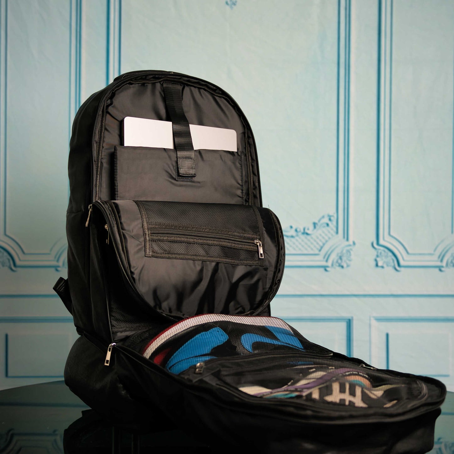 Sac à dos de voyage en cuir noir - Édition limitée