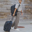 Premium Black Leather XL Carry-On Travel Bag