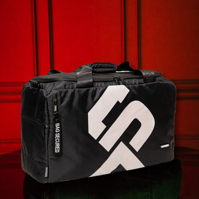 Stylish Black Sneaker Travel Duffle - Korvel