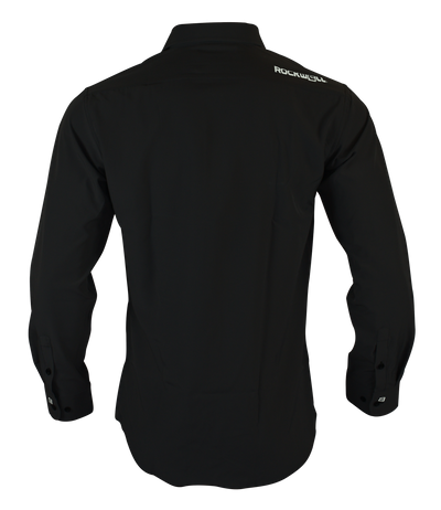 Le Titan - Chemise à manches longues noire unie