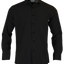 Le Titan - Chemise à manches longues noire unie
