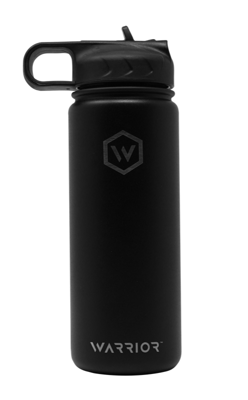 Rockwell Warrior Flask - Insulated Stainless Steel - Sleek Black Design - Korvel