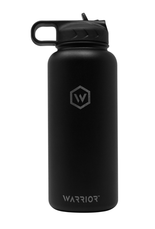 Rockwell Warrior Flask - Insulated Stainless Steel - Sleek Black Design - Korvel