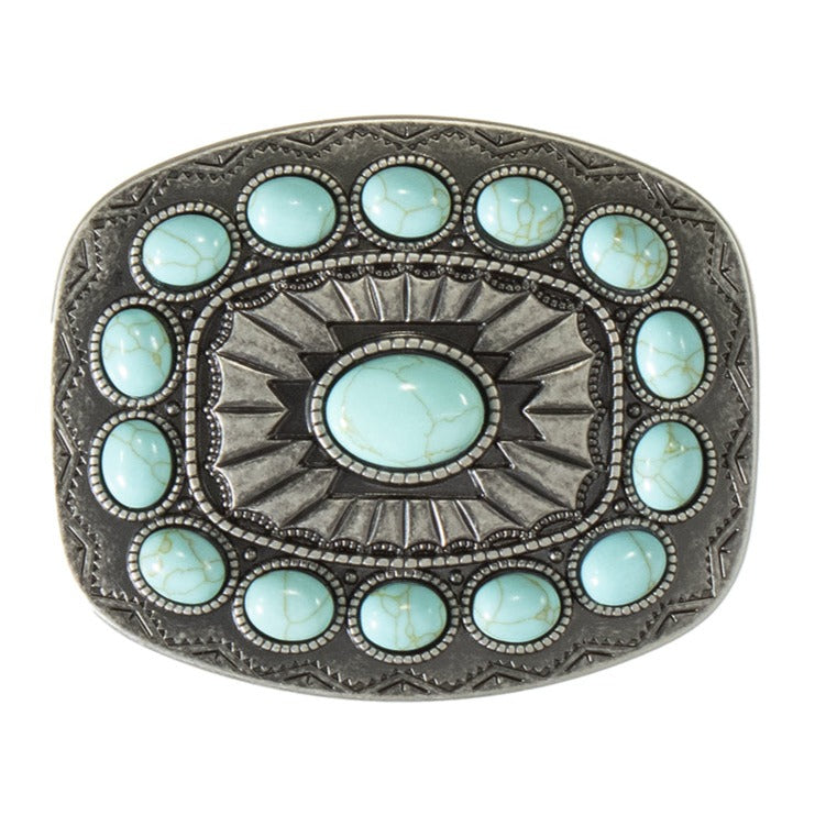 Southwest Turquoise Buckle - Korvel
