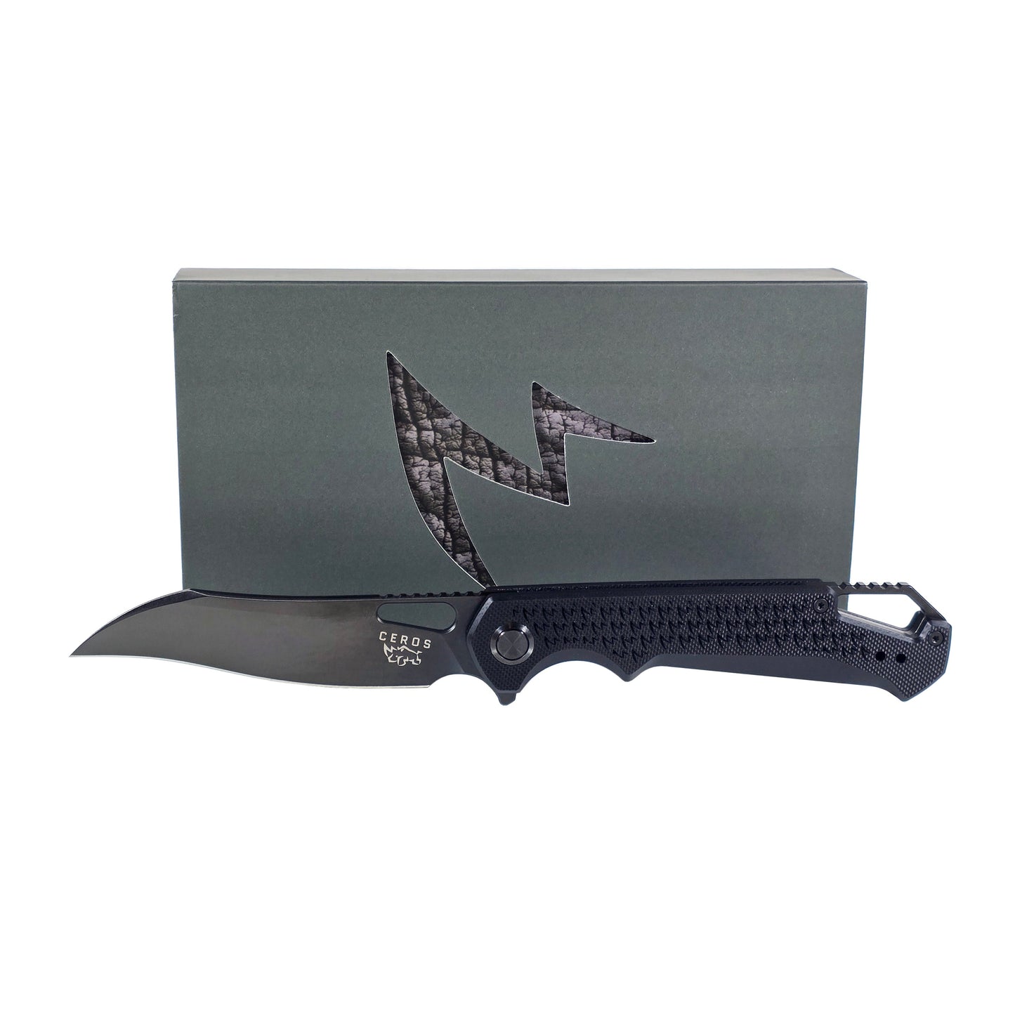 MUCITUP Ceros Blackout Edition – D2 DLC Blade | G10 Handle