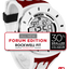 Coliseum Fit™ - Blood FORUM EDITION Watch (White/Black) - Korvel