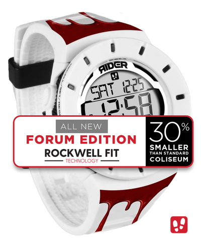 Coliseum Fit™ - Blood FORUM EDITION Watch (White/Black) - Korvel