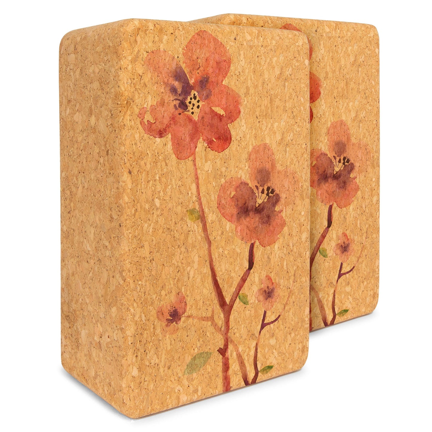 Premium Cork Yoga Block Set for Enhanced Stability - Korvel
