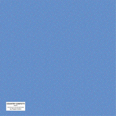 Blue Ahoy Cotton Fabric - 44"/45" Per Yard