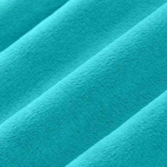 Tissu en velours Blue Belize Cuddle 3 extra large uni au mètre